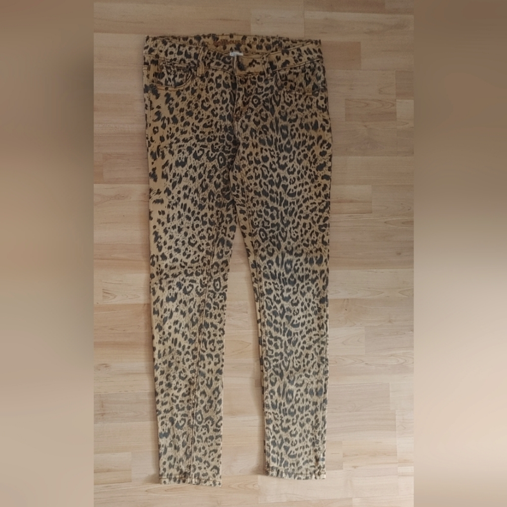 Leopard Print Women Jeans Women's 7